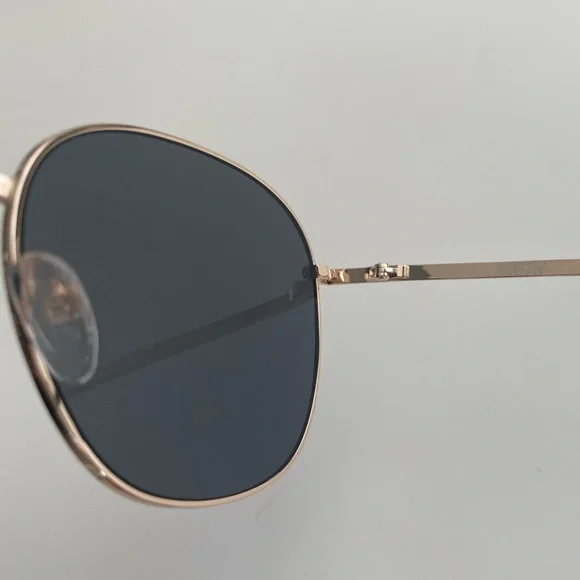 Quay Australia Jezabell 126 Round Sunglasses Gold/Smoke/Lens Cat .3 NWOT - Picture 7 of 10